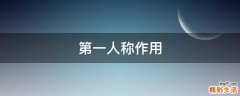 第一人称作用
