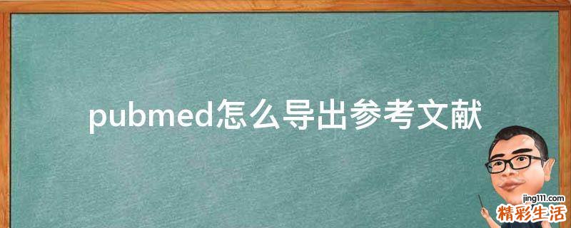 pubmed怎么导出参考文献