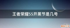 王者荣耀55开黑节是几号