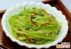 凉拌莴笋丝
