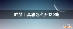唯梦工具箱怎么开120帧