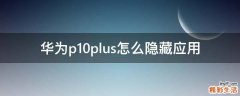 华为p10plus怎么隐藏应用