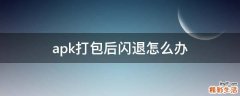 apk打包后闪退怎么办