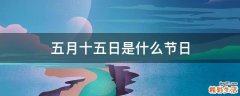 五月十五日是什么节日