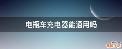 电瓶车充电器能通用吗