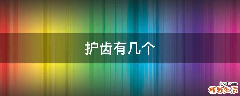 护齿有几个