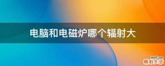 电脑和电磁炉哪个辐射大