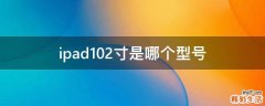 ipad10.2寸是哪个型号