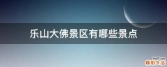 乐山大佛景区有哪些景点