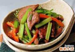 芹菜可以炒猪肝吗