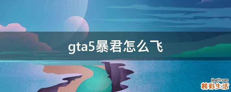 gta5暴君怎么飞