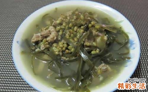 海带绿豆粥