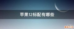 苹果12标配有哪些