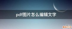 pdf图片怎么编辑文字
