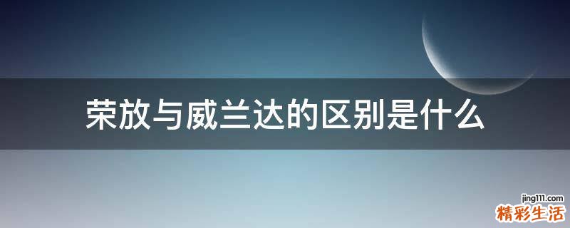荣放与威兰达的区别是什么