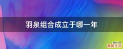 羽泉组合成立于哪一年