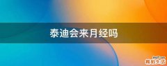泰迪会来月经吗