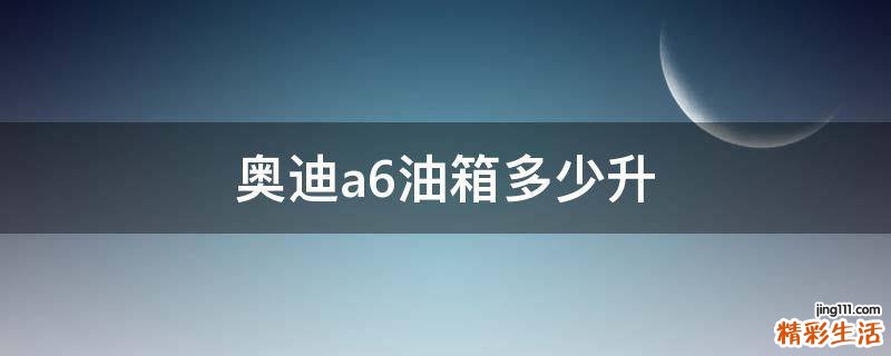 奥迪a6油箱多少升