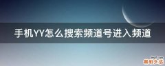 手机YY怎么搜索频道号进入频道