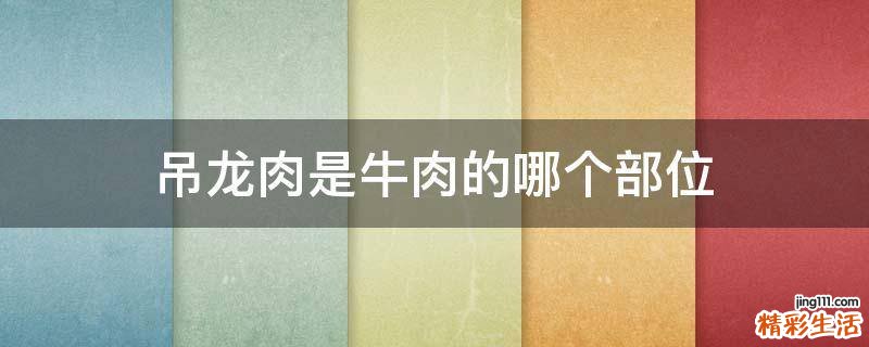 吊龙肉是牛肉的哪个部位