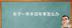 车子一年半没年审怎么办