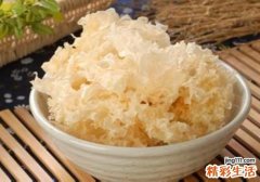 银耳不能和什么一起吃