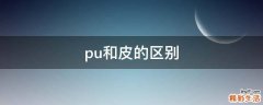 pu和皮的区别