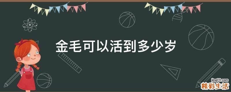 金毛可以活到多少岁