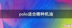 polo适合哪种机油