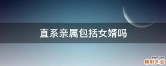 直系亲属包括女婿吗