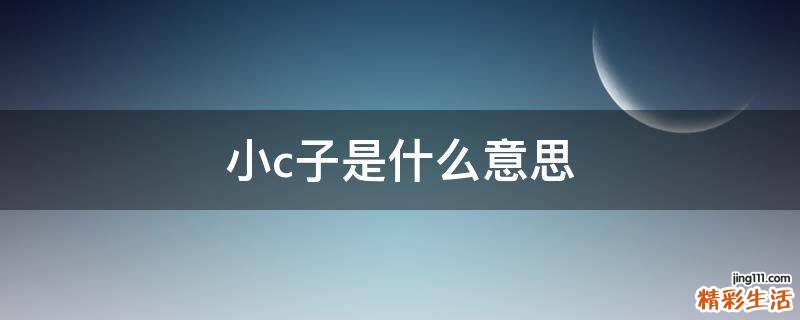 小c子是什么意思