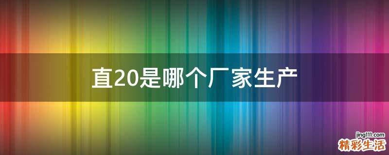 直20是哪个厂家生产