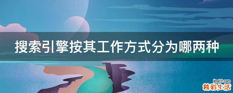 搜索引擎按其工作方式分为哪两种