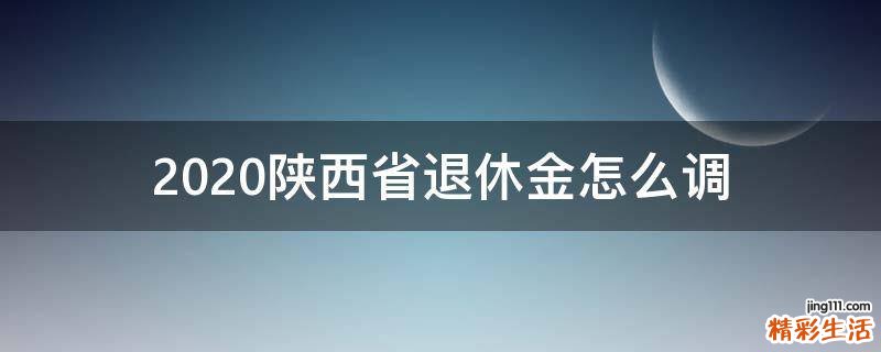 2020陕西省退休金怎么调