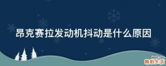 昂克赛拉发动机抖动是什么原因