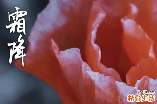 霜降发给女朋友的话