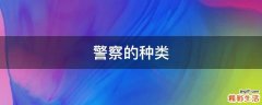 警察的种类