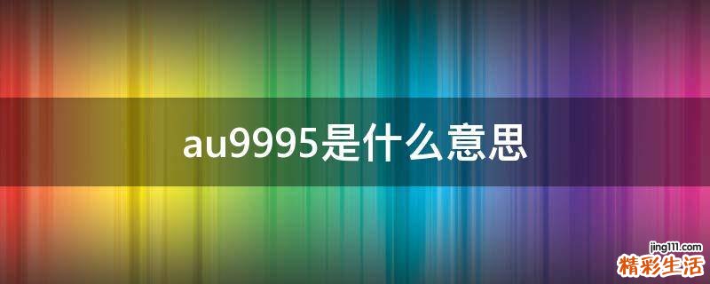 au9995是什么意思