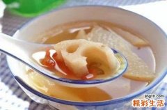 莲藕雪梨甜汤