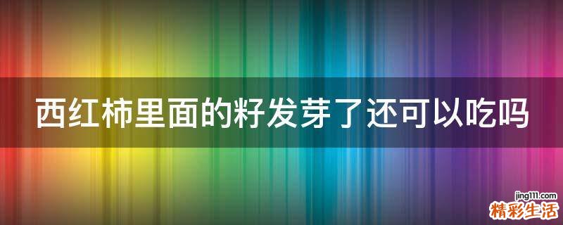 西红柿里面的籽发芽了还可以吃吗