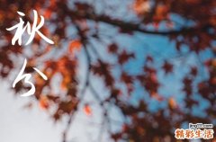 描写秋分节气句子