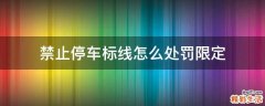 禁止停车标线怎么处罚限定