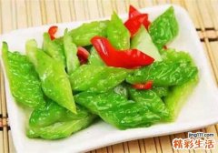 苦瓜炒鸡蛋能减肥吗