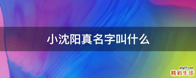 小沈阳真名字叫什么