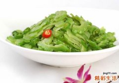 清炒苦瓜