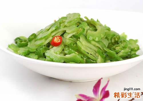 清炒苦瓜