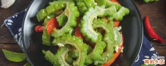 苦瓜炒蛋可以减肥吗 苦瓜炒蛋可以放耗油吗