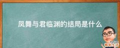 凤舞与君临渊的结局是什么