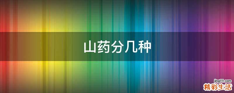 山药分几种
