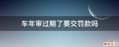 车年审过期了要交罚款吗